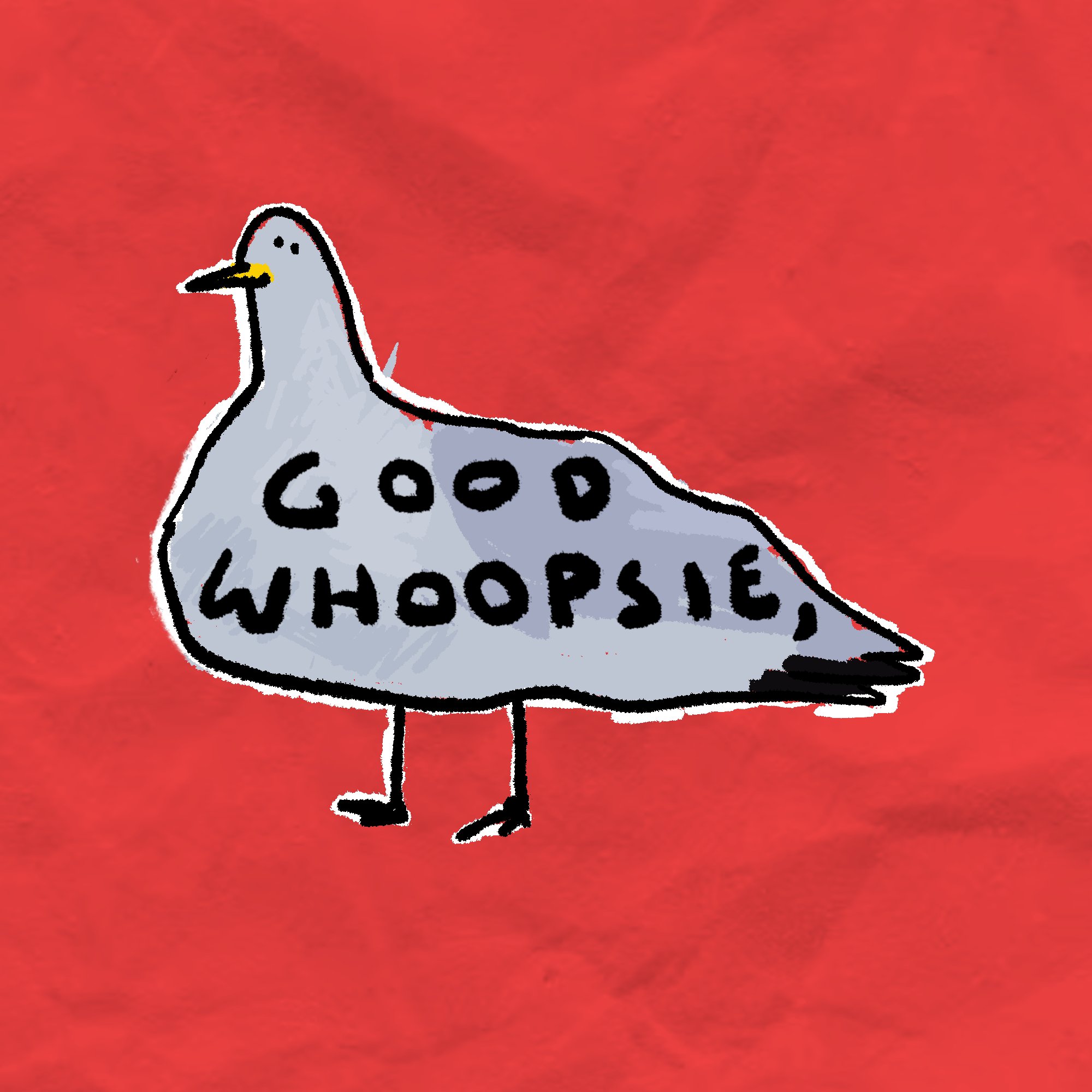 Good Whoopsie seagull logo
